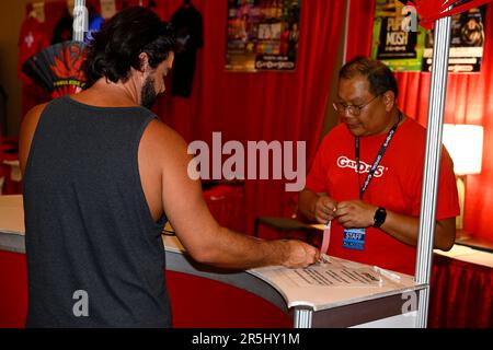 Individuals take part in the Gay Days activities in Orlando, Florida on Saturday, June 3, 2023. Photo by Joe Marino/UPI Credit: UPI/Alamy Live News Stock Photo