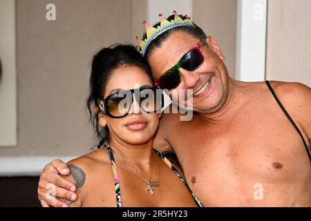 Individuals take part in the Gay Days activities in Orlando, Florida on Saturday, June 3, 2023. Photo by Joe Marino/UPI Credit: UPI/Alamy Live News Stock Photo