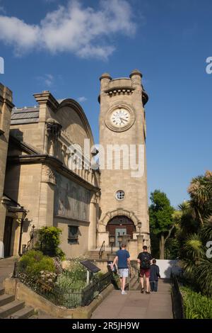 The Horniman Museum and clock tower, Horniman Gardens, Forest Hill, London, SE23, England, UK Stock Photo