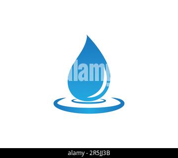 water drop icon design vector template Stock Vector