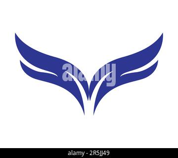 wing logo design vector template Stock Vector