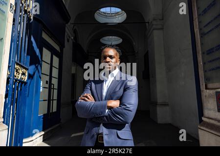 Samuel Kasumu, hoping to become the Conservative Party candidate during the next London mayoral election. Stock Photo