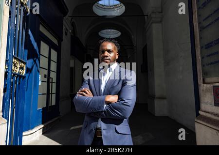 Samuel Kasumu, hoping to become the Conservative Party candidate during the next London mayoral election. Stock Photo