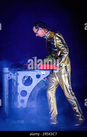 Odense, Denmark. 02nd, June 2023. The German Industrial Metal Band ...