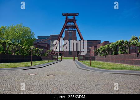 Zollverein coal mine industrial complex Stock Photo