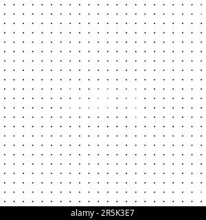 Square seamless pattern. Repeating fadew dotted halftone. Fading background. Simple small geometric patern. Repeat faded texture. Repeated abstract Stock Vector