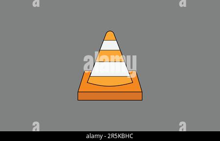 Traffic Cone Vector design Stock Vector