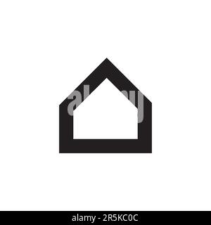 Creative and Unique Home Icon Stock Vector