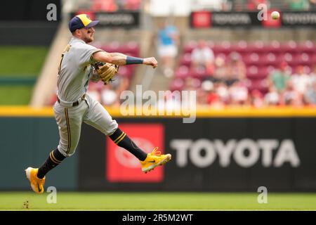 Chicago Cubs' Nico Hoerner during a baseball game against the San Francisco  Giants in San Francisco, Sunday, June 11, 2023. (AP Photo/Jeff Chiu Stock  Photo - Alamy