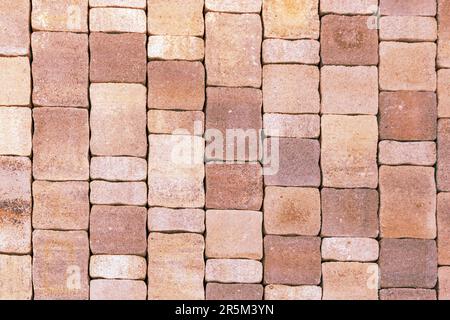 Light brick stone material pattern texture surface background Stock Photo