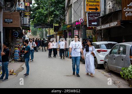 Hauz Khas VIllage in New Delhi, India Stock Photo