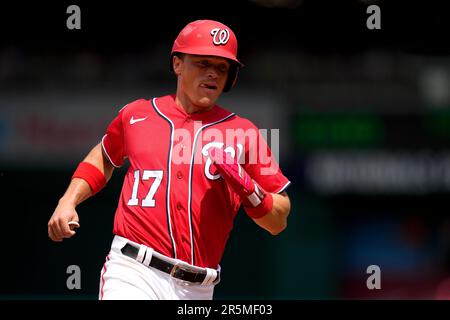 This is a 2023 photo of Alex Call of the Washington Nationals baseball  team. This image reflects the Nationals active roster as of Friday, Feb.  24, 2023, when this image was taken. (