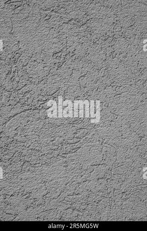 Decorative grey plaster texture on the wall - art brush stroke background Stock Photo