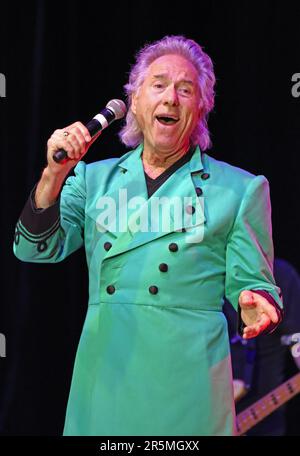 Hiawassee, GA, USA. 3rd June, 2023. Gary Puckett on stage for Happy Together Tour 2023, Anderson Music Hall, Hiawassee, GA June 3, 2023. Credit: Derek Storm/Everett Collection/Alamy Live News Stock Photo