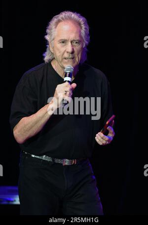 Hiawassee, GA, USA. 3rd June, 2023. Gary Puckett on stage for Happy Together Tour 2023, Anderson Music Hall, Hiawassee, GA June 3, 2023. Credit: Derek Storm/Everett Collection/Alamy Live News Stock Photo