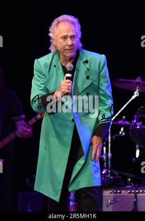 Hiawassee, GA, USA. 3rd June, 2023. Gary Puckett on stage for Happy Together Tour 2023, Anderson Music Hall, Hiawassee, GA June 3, 2023. Credit: Derek Storm/Everett Collection/Alamy Live News Stock Photo