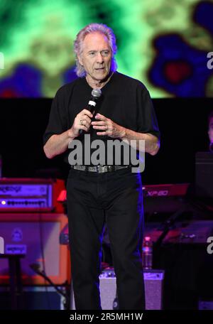 Hiawassee, GA, USA. 3rd June, 2023. Gary Puckett on stage for Happy Together Tour 2023, Anderson Music Hall, Hiawassee, GA June 3, 2023. Credit: Derek Storm/Everett Collection/Alamy Live News Stock Photo
