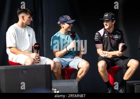 Montmelo, Espagne. 01st June, 2023. FITTIPALDI Enzo (bra), Rodin Carlin, Dallara F2, portraitduring the 6th round of the 2023 FIA Formula 2 Championship from June 2 to 4, 2023 on the Circuit de Barcelona-Catalunya, in Montmelo, Spain - Photo Sebastiaan Rozendaal/DPPI Credit: DPPI Media/Alamy Live News Stock Photo