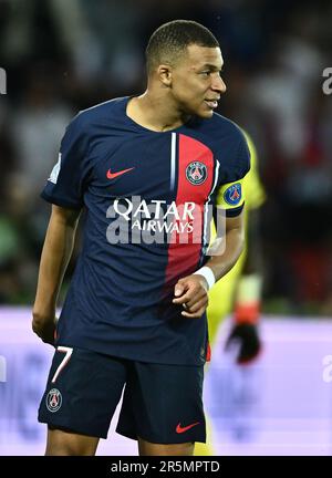 PARIS, FRANCE - JUNE 3: Kylian Mbappe of Paris Saint-Germain in