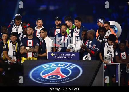 PARIS, FRANCE - JUNE 3: Achraf Hakimi of Paris Saint-Germain in new nike kit  for season 2023/24 during the Ligue 1 match between Paris Saint-Germain a  Stock Photo - Alamy