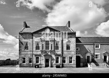 The old Stag Line shipping buildings now the North Shields  Registrars Office and Buildings Howard Street Stock Photo