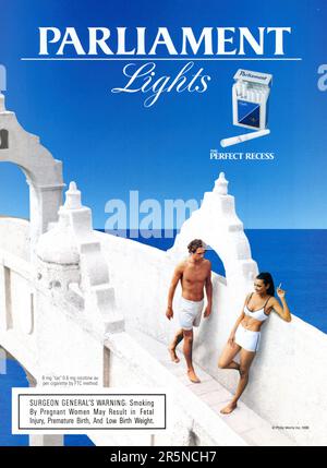 Vintage 'Playboy' Magazine November 1998 Advert, USA Stock Photo