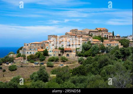 Pigna, Corsica, France Stock Photo