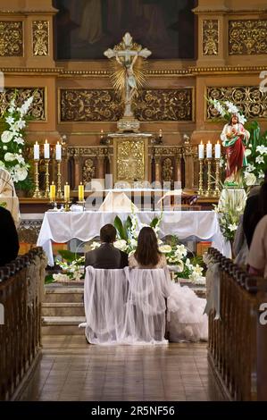 Traditional in eastern Europe wedding ceremony loaf and other symbols ...