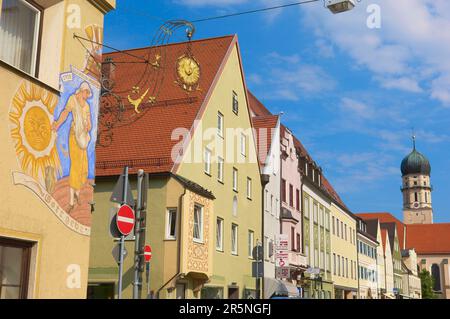 Schongau, Pfaffenwinkel, Romantic Road, Romantic Road Stock Photo