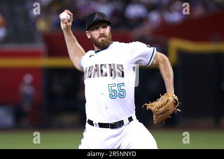 PHOENIX, AZ - JUNE 04: Arizona Diamondbacks catcher Gabriel Moreno (14)  comes in as catcher during a baseball game between the Atlanta Braves and  the Arizona Diamondbacks on June 4th, 2023, at