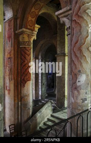 FRANCE. VIENNE (86). POITIERS. CHURCH OF SAINT-HILAIRE-LE-GRAND Stock Photo