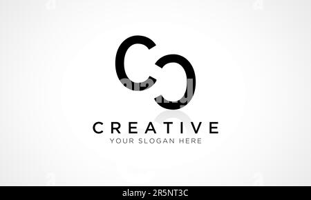 CC Letter Logo Design Vector Template. Alphabet Initial Letter CC Logo Design With Glossy Reflection Business Illustration. Stock Vector