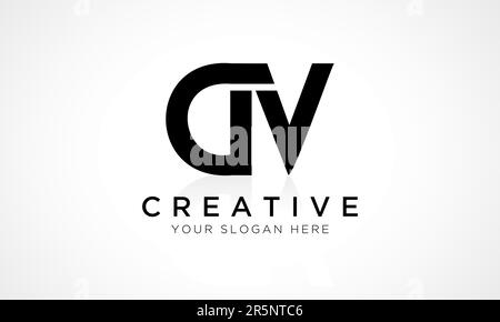 Letter Dv Logo Icon Vector & Photo (Free Trial) | Bigstock