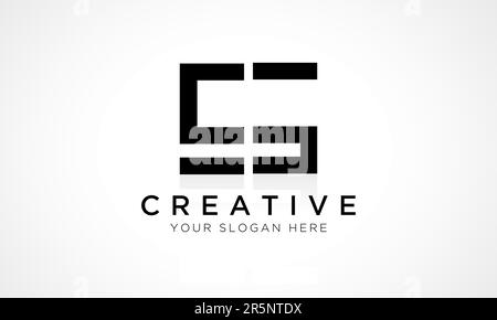 EE Letter Logo Design Vector Template. Alphabet Initial Letter EE Logo Design With Glossy Reflection Business Illustration. Stock Vector