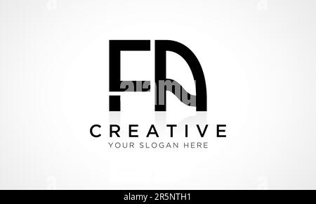 FA Letter Logo Design Vector Template. Alphabet Initial Letter FA Logo Design With Glossy Reflection Business Illustration. Stock Vector