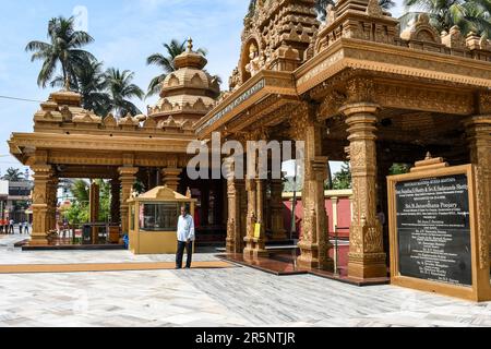 Bhagawan Hanuman Mandir - Kudroli Temple, New Mangalore, India Stock Photo