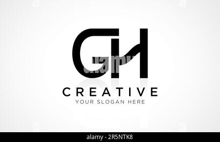 Initial Letter Gh Gh Logo Template Stock Vector (Royalty Free) 2149587337 |  Shutterstock