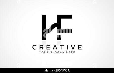 Letter Hf Logo Design Vector Template Stock Vector (Royalty Free)  1623225106 | Shutterstock