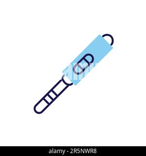 Pregnancy Test related vector line icon. Isolated on white background. Vector illustration. Editable stroke Stock Vector