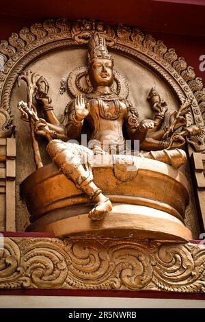 Bhagawan Hanuman Mandir - Kudroli Temple, New Mangalore, India Stock Photo