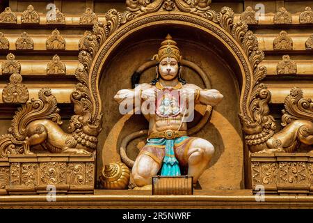 Bhagawan Hanuman Mandir - Kudroli Temple, New Mangalore, India Stock Photo