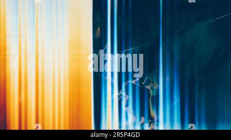 glitch noise overlay light flare dust scratches Stock Photo
