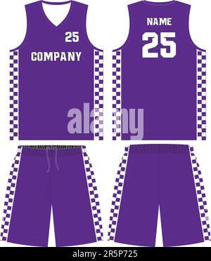 Basketball Uniform, Shorts, Template for Basketball Club. Front and Back  view Sport Jersey Stock Vector Image & Art - Alamy