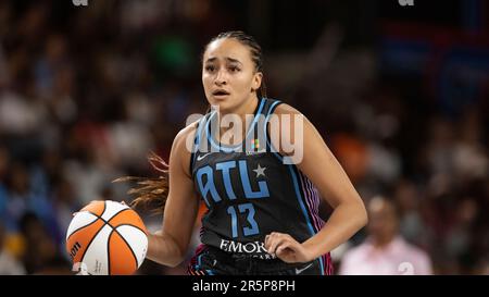 WASHINGTON, DC - JUNE 28: Atlanta Dream guard Haley Jones (13