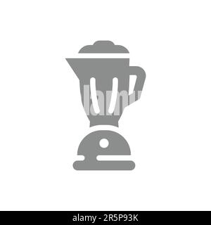 Blender filled vector icon. Home, household appliance symbol. Stock Vector