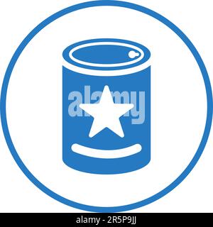 Camping, canned, food icon - Beautiful vector design. Perfect use for web, print media, online design, commercial use or any kind of design project. Stock Vector