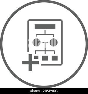 Adding, add plan icon. Commercial use, printed files and presentations, Promotional Materials, web or any type of design project. Stock Vector