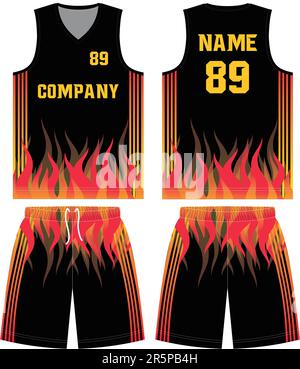 Basketball Jersey Mock ups Templates Stock Vector Image & Art - Alamy