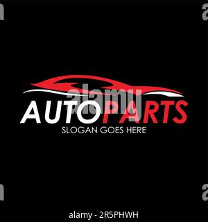 Simple Elegant Automotive Logo Template Stock Vector
