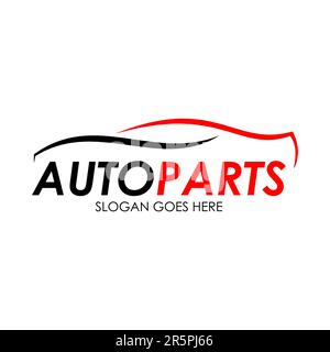 Simple Elegant Automotive Logo Template Stock Vector